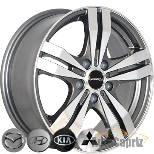 Диски ZW 348 MK-P R16 W6.5 PCD5x114.3 ET46 DIA67.1